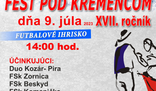 Fest pod Kremencom - XVII. ročník  