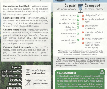 Zložky triedeného odpadu